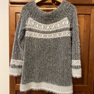 Anthropologie Sweater Sleeping on Snow